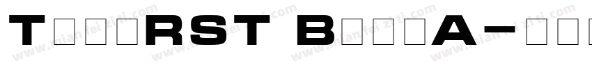 TrueRST BoldA字体转换